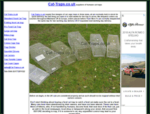 Tablet Screenshot of cat-traps.co.uk